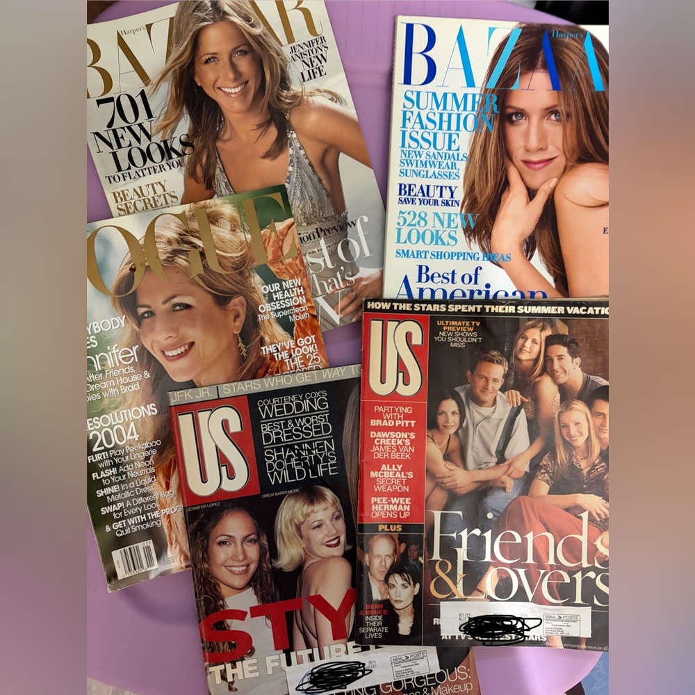 Lot 9: magazines Jennifer Aniston & Friends 🍓